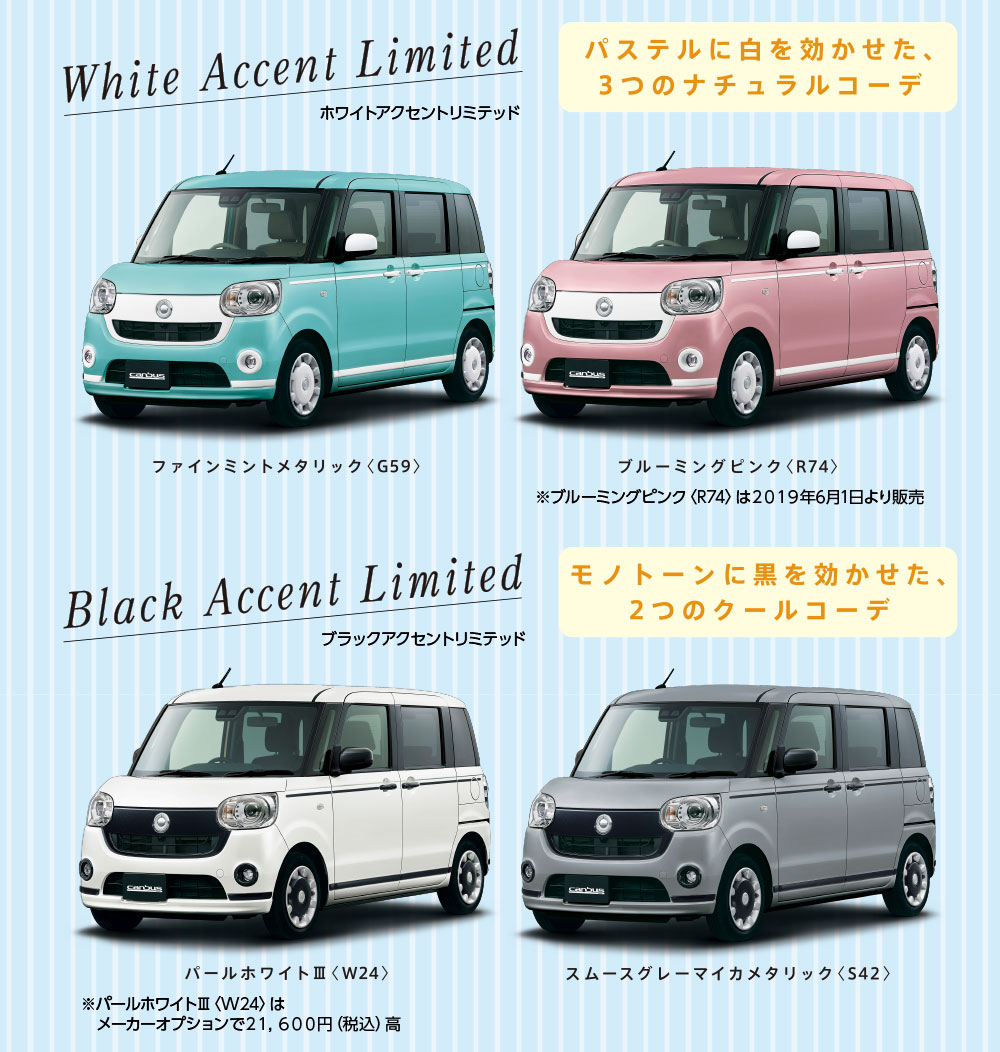 WhiteAccentlimited・BlackAccentlimited