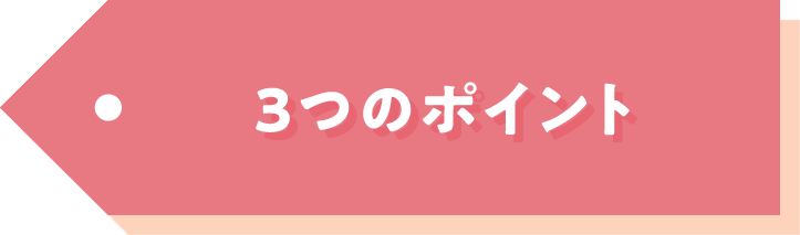 ３つのポイント