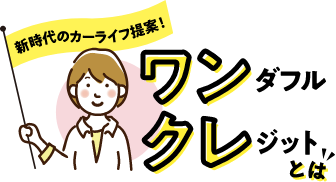 新時代のカーライフ提案について説明します。ワンダフルクレジットとは