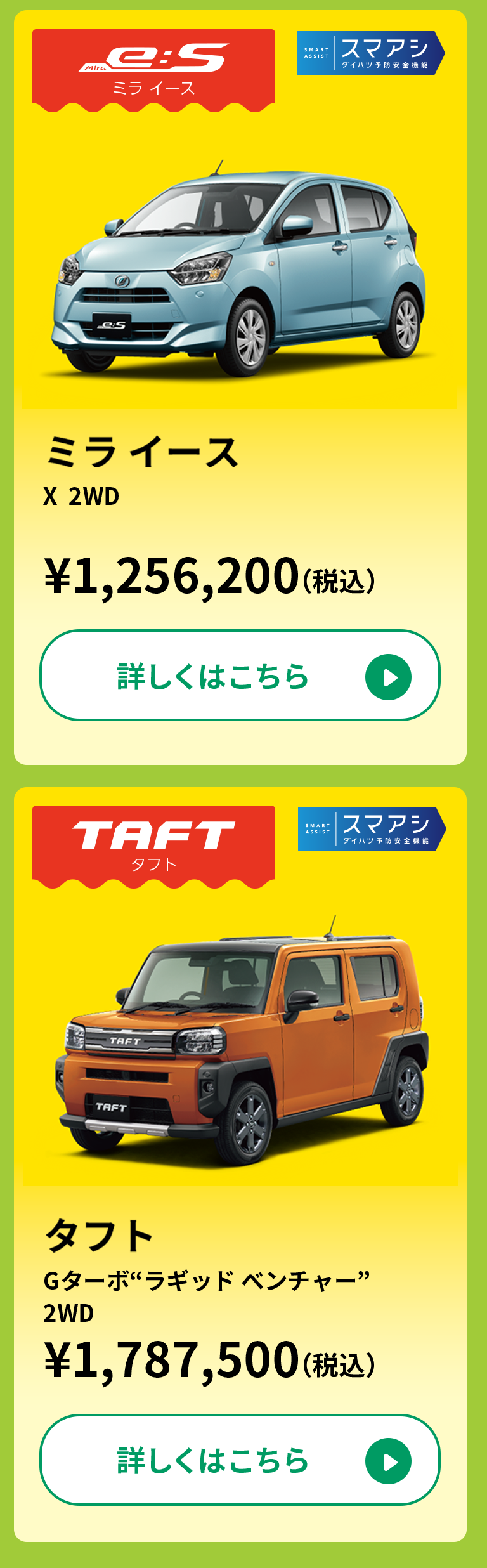 ミライース・タフト