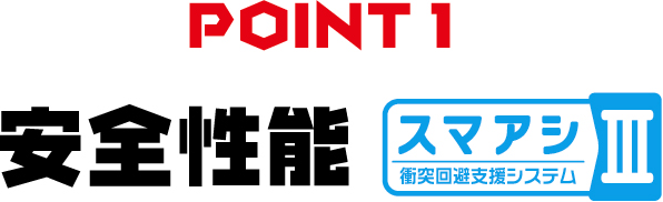 POINT1 安全性能 衝突回避支援システム