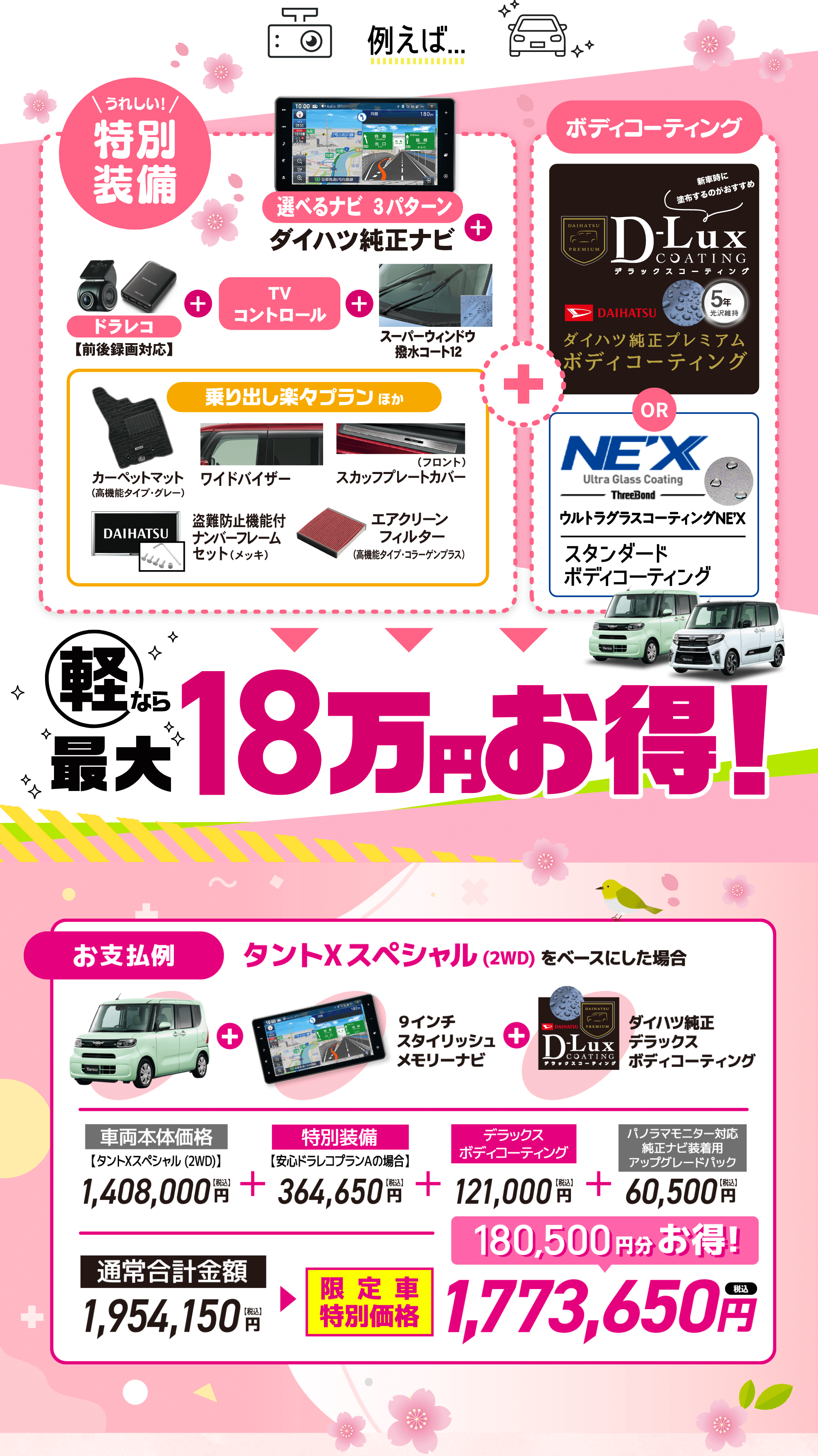 春ナビ 限定車