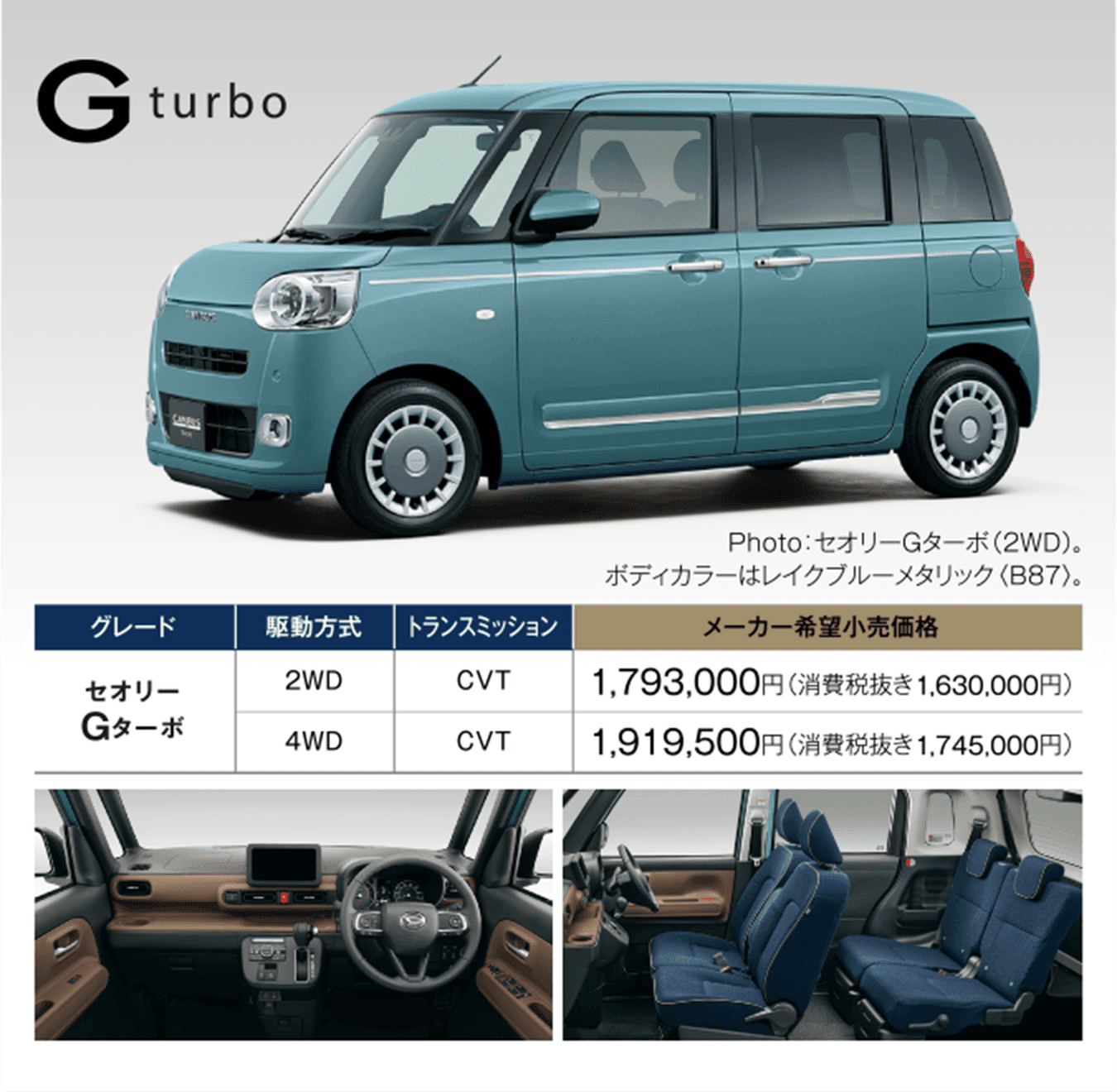 G-turboタイプ詳細